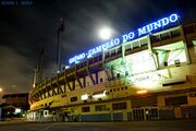 Letreiro de Campeão do Mundo no Estádio Olímpico Foto: Grêmio FBPA